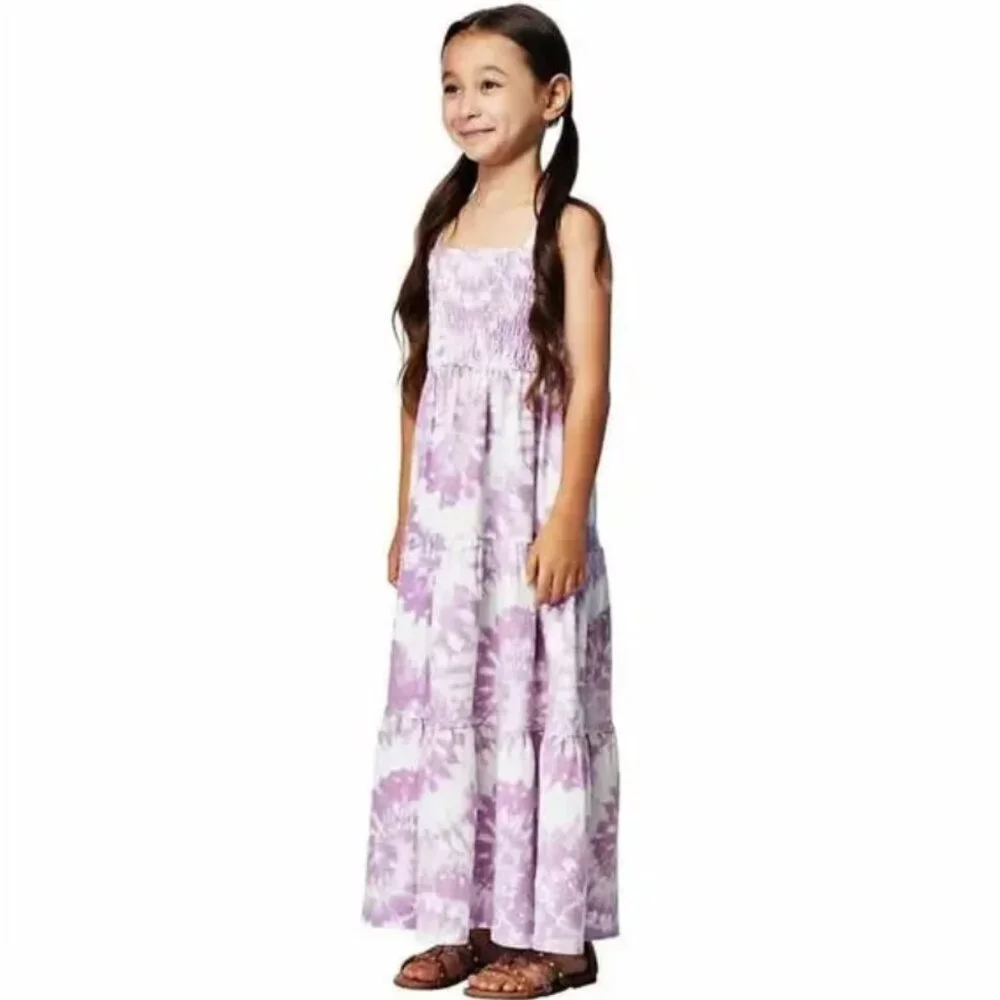32 Degrees Cool Youth Tie Dye Maxi Dress M (10/12)